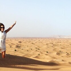 Agosto a Dubai: il viaggio di Alessia tra deserto e piste da sci