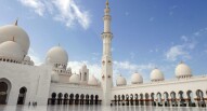 Moschea Abu Dhabi minareto