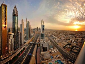 Burj Khalifa tramonto