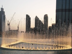 Burj Khalifa fontane