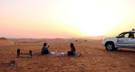 safari nel deserto Dubai amiche