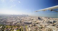 Dubai in idrovolante veduta